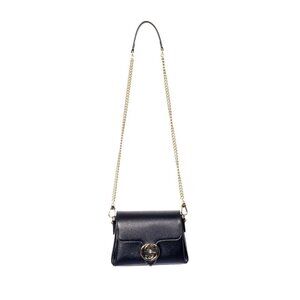 GUCCI EMILY GUCCISSIMA LEATHER CHAIN SHOULDER BAG